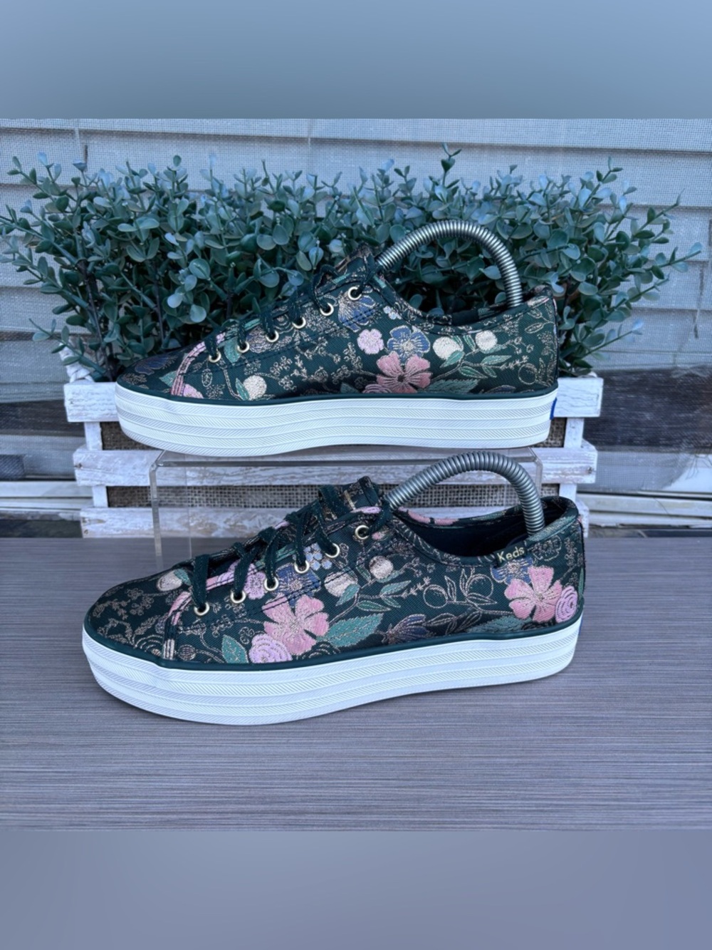 Keds x Rifle Paper Co. Triple Kick Colette platform sneakers